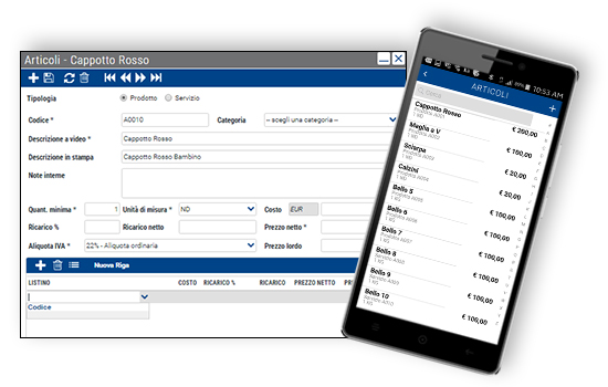 Fatture online - Web App - Listini articoli e categorie merceologiche Qui Fattura - Web App - Listini articoli e categorie merceologiche